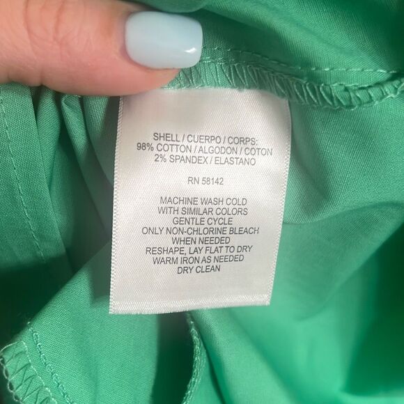 ✨DONNA MORGAN SLEEVELESS BELTED MINI GREEN SZ 10 DRESS✨ - Picture 6 of 6